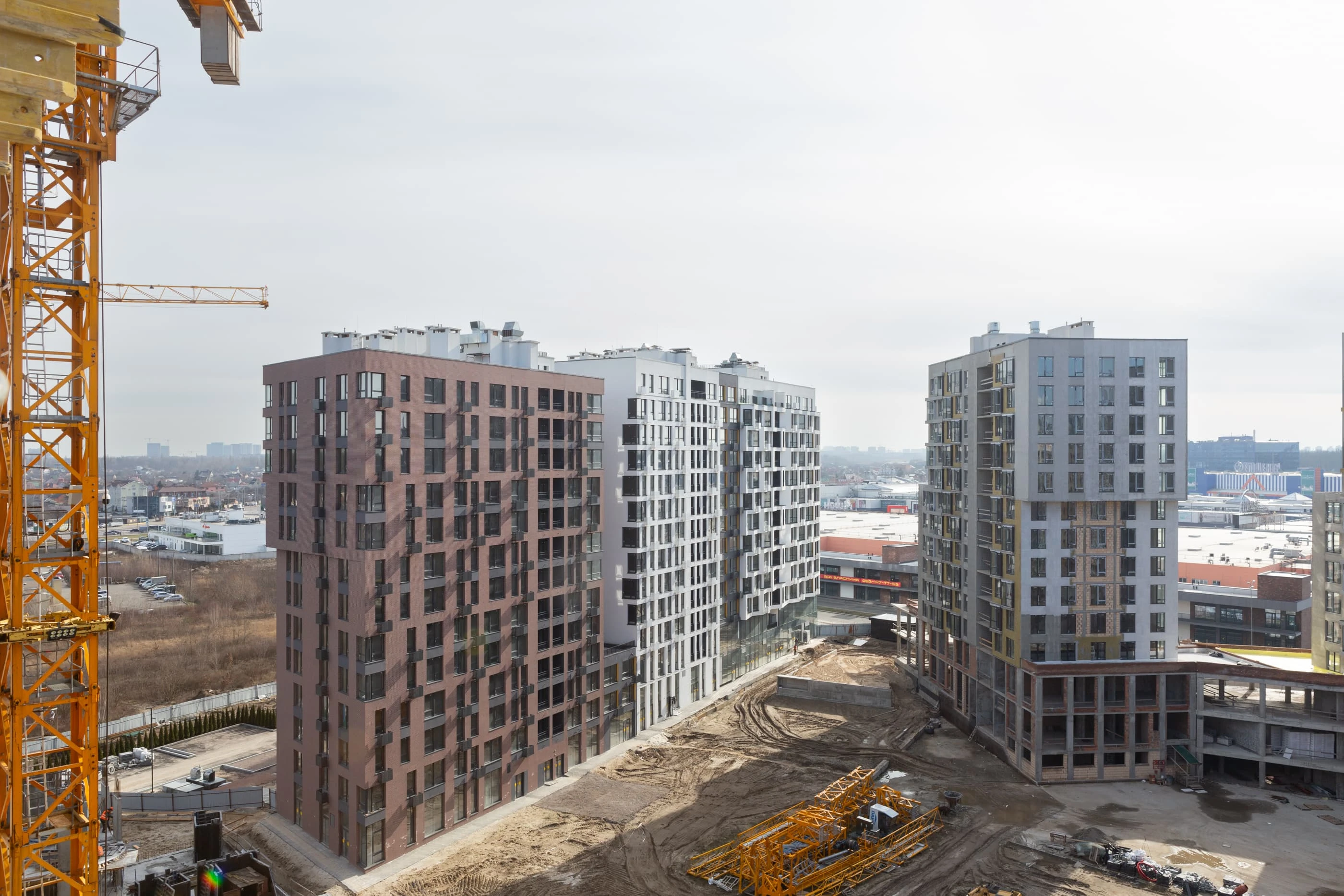 Progress of building construction in February 2024: Construction work
