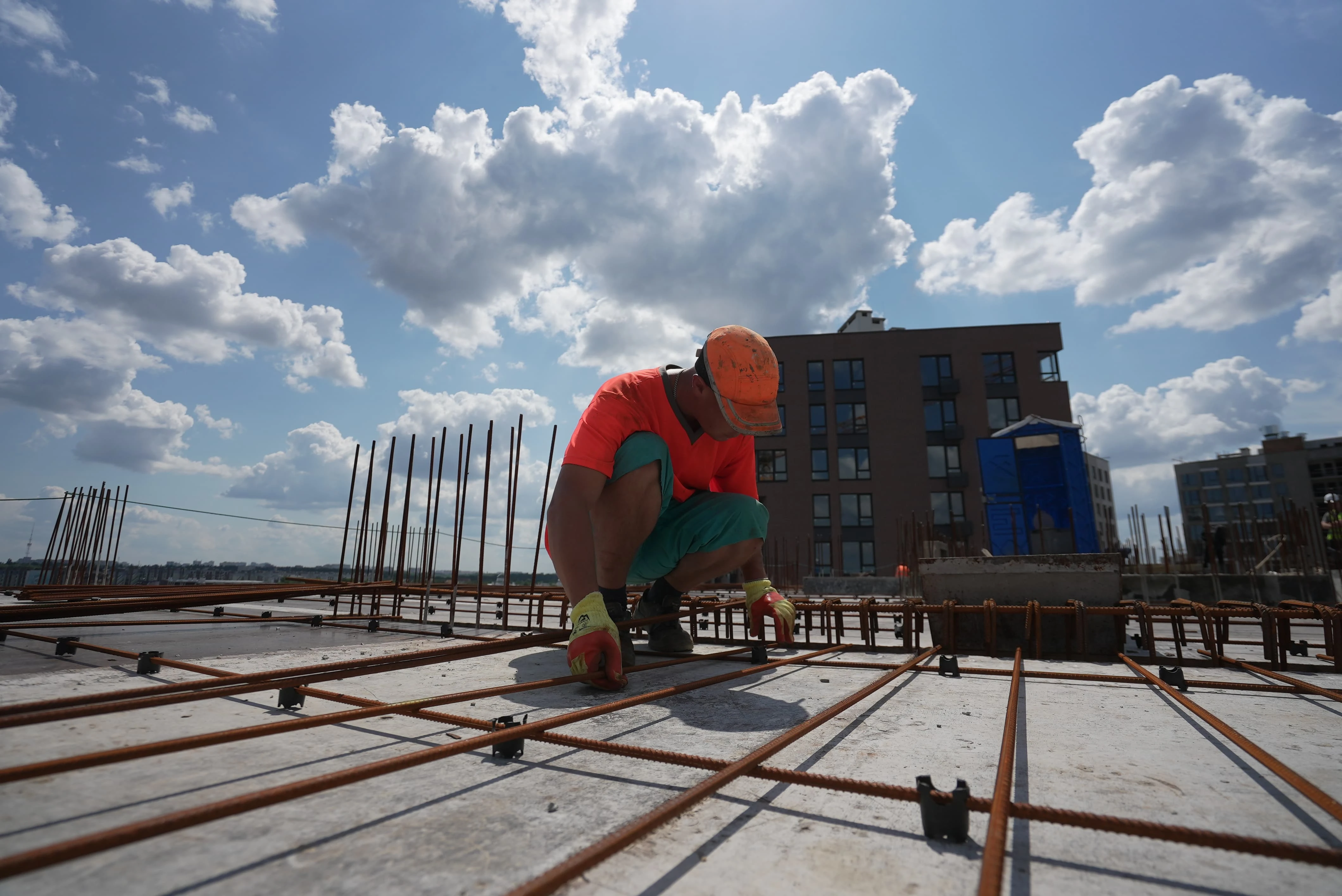 Dim Construction Construction progress for July 2024 on the developer's website.