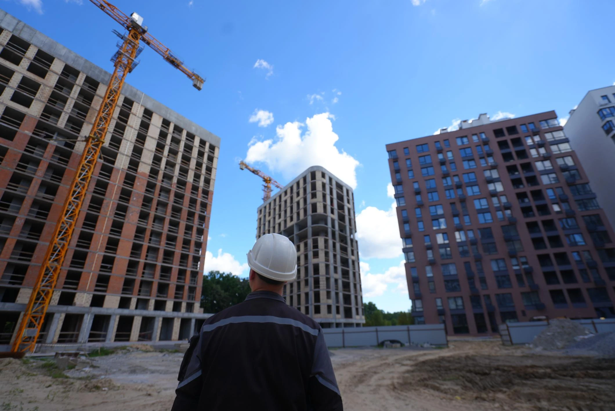 Dim Construction Construction progress of LUCKY LAND in August 2025: development of ...