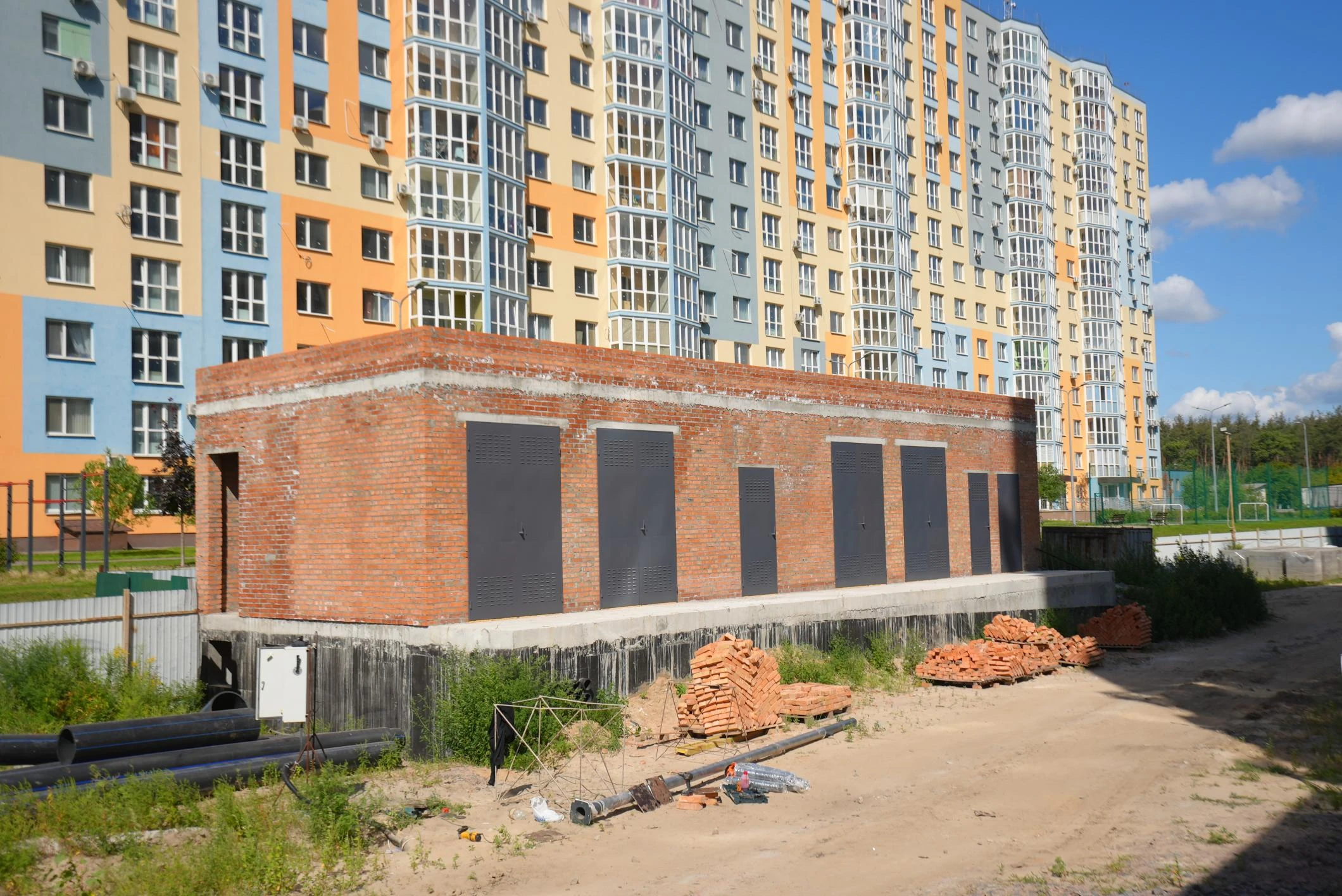Dim Construction Construction progress of LUCKY LAND in August 2025: development of ...