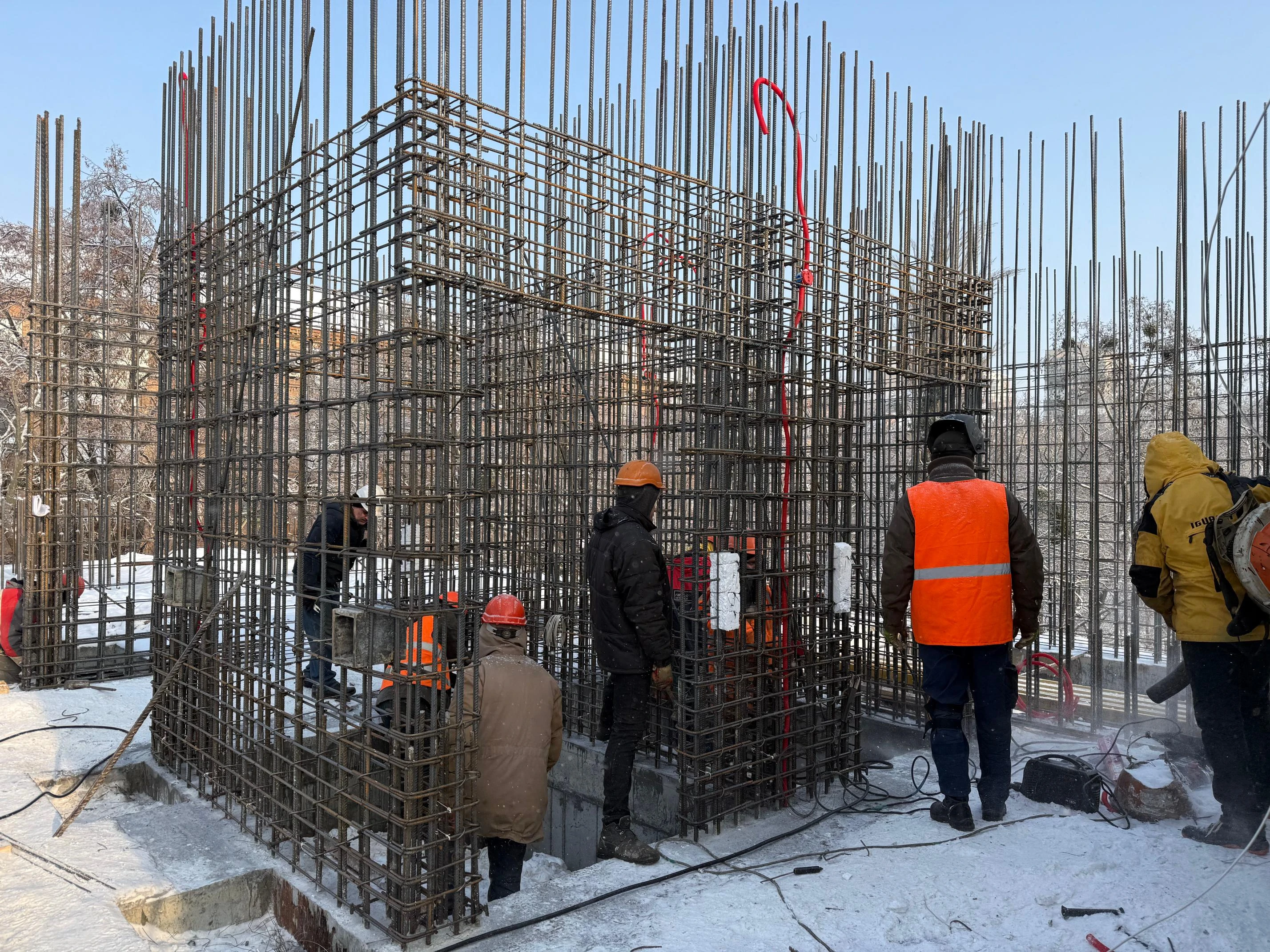 Dim Construction Construction progress of THE ONE for January 2026 - Construction progress